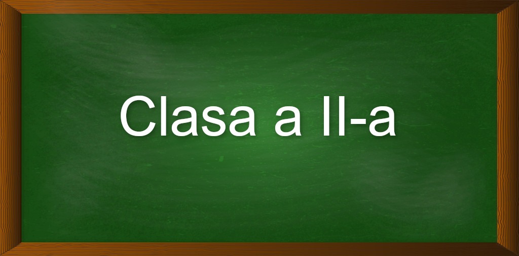 Clasa a II-a
